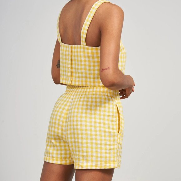 United By Blue Linen Pull-On Short - Picture 2 of 6